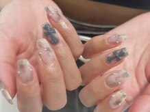 リグナル リット(Lignal.liit)/スモーキークロムパーツネイル