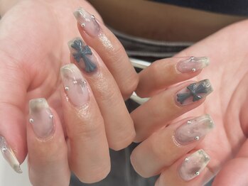 リグナル リット(Lignal.liit)/スモーキークロムパーツネイル
