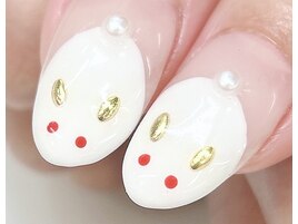 雪うさぎネイル★