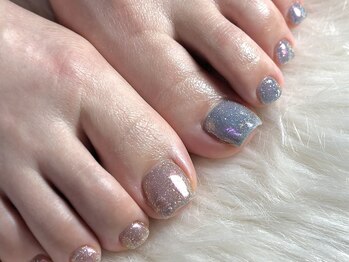 ユーネイル(U.nail)/FOOTキラキラパーティー定額