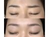 垢抜け必須【眉】眉wax＋濃さ調節＋メイク付き　¥5500→