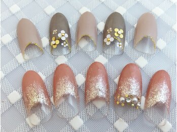 ネイルサロン ビジュードゥ(Nailsalon Bijoux doux)/デザインネイル♪¥6800!!