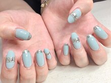 ラルージュ(La Ru-Ju)/くすみブルーグリーン×ミラー