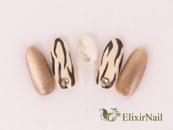 エリクサーネイル 神田(Elixir Nail)/シンプル/クーポン使用