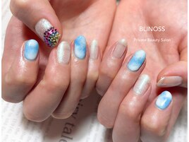 空色ネイル☆