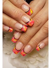 コーラル(CORAL)/マーブルネイル￥10000