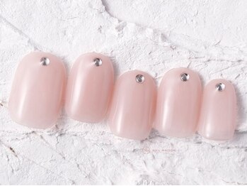 ネイルメゾン 新宿店(NAIL MAISON)/ちゅるんピンクシュガー￥5550