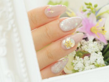 ソウ 難波店 nail salon Sou/上品結晶nail