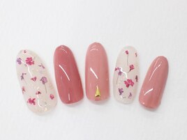 押し花ネイル