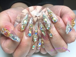 ロング☆ゴテゴテネイル