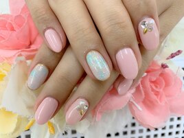 [中村]春仕様☆タイダイネイル