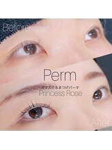 プリンセスローズ(Princess Rose)/韓国風束感まつ毛パーマ