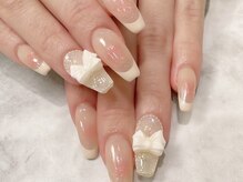 ビアンカ 東京ドームラクーア店(Bianca)/チークフレンチネイル