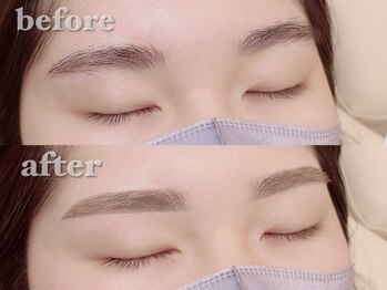 タオドットネイル(TAO...nail)の写真/美眉スタイリングで第一印象UP!垢抜け眉毛はお任せ♪【アイブロウスタイリング¥4500】メンズ◎メイク説明有