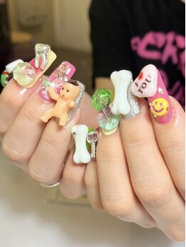 ウズ 和歌山店(UZU)/ゴテゴテネイル