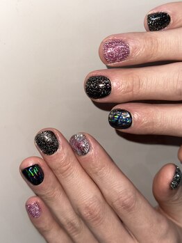 パズルリングネイル(Puzzle.ring Nail)/メンズネイルフラッシュデザイン