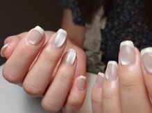 ラクネイル 浦和店(raku nail)/クリアマグ×フレンチ