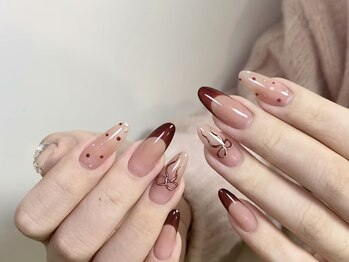 フレンチリボンネイル