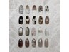 【選べるデザイン】サンプルの中から選べる2本カスタムアート♪¥6000