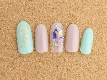 ネイルサロン ブランロール 白金店(Nail Salon Blanl'or)/爽やかグリーン♪