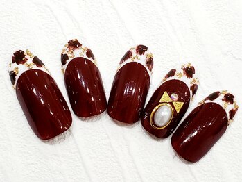 ビーケア 自由が丘店(B.care)/秋冬、フレンチネイル¥6480