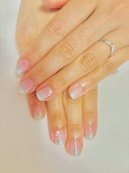 ラメグラデーション¥3500