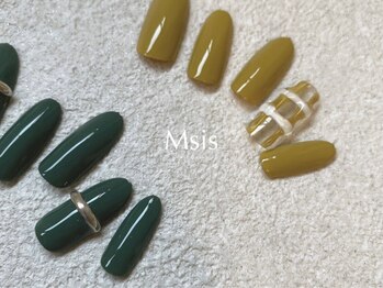 エムシス 甲東園店(Msis)/秋ネイル