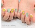 人気のミモザネイル