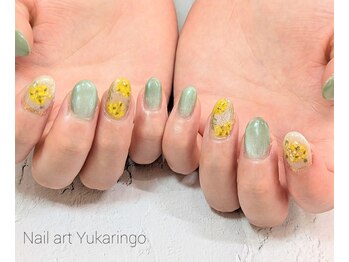 人気のミモザネイル