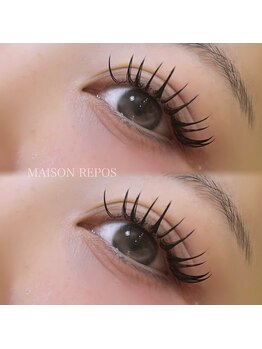 メゾン ルポ(MAISON REPOS)/濃さ×持続　Wフラットラッシュ 
