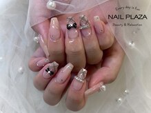 ネイルプラザ 河原町OPA店(NAIL PLAZA)/チェックネイル