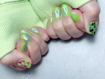 シーグラス(SeaGlass)/ネオンレインボー♪