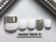 ネイリッシュサロン エー(Nailish Salon A)/ミラーフットネイル