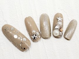 クリスマスネイル¥7480