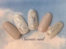 スエルテ ネイルサロン 北千住店/大人上品シェルミラー ¥8000