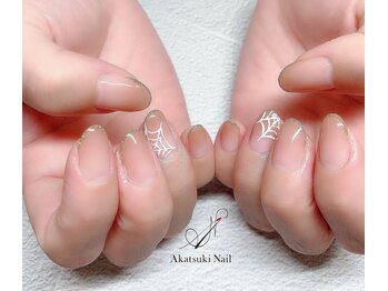 グラデ蜘蛛の巣