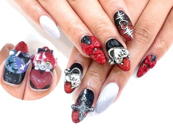 ネイルコレクション ピンク(Nail Collection Pink)/3Dキャラ★クレイジーオリー