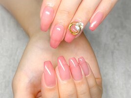 長さだし◆ワンポイントネイル