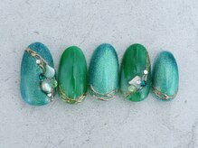 ディアリーネイル(Dearly Nail)/グリーンマグネット＆シェル