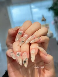 ロングネイル・大人な輝き