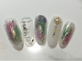 ラリュールネイル(L'Allure nail)/塗りかけネイル¥8200