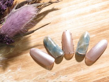 イーストネイル(East nail)/大人大理石アート♪