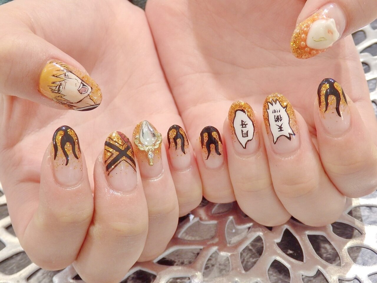 痛ネイル、3Dパーツ追加♪：PG006044060｜ラルネイル 大宮(Lull. nail