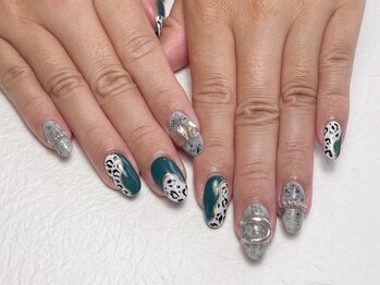 ゆちたの部屋/レオパード／リングネイル