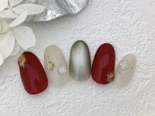 ビオトーププラス 浦和店(bio tope +)/オーナメント風ネイル[浦和]