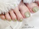 ラメ♪フットワンカラー¥8200
