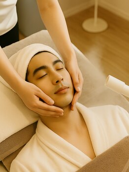 サロン ル プレジール(Salon le Plaisir)の写真/《毛穴洗浄×肌質改善》肌の土台から整え清潔感と若々しさを引き出す本格フェイシャルでお悩みにアプローチ