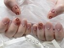 手書きハートネイル