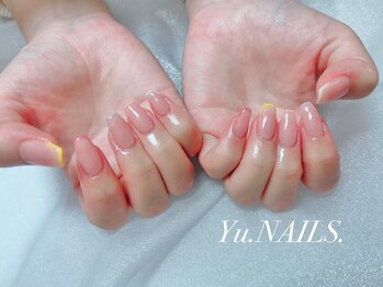 ユーネイルズ 恵比寿(Yu.NAILS.)/パステル極細フレンチ◎スキニー