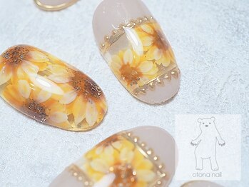 オトナネイル(otona nail)/夏ネイル★ひまわりネイル